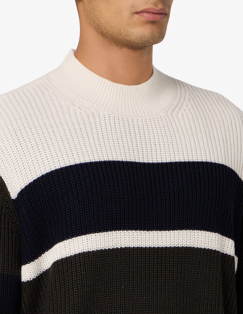 Armani Exchange Maglia color block collo alto - immagine 4 Armani Exchange Maglia color block collo alto - immagine 4