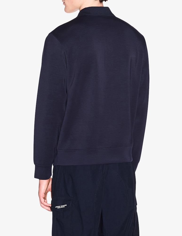 rinascente Armani Exchange Half-zip sweatshirt with lettering
