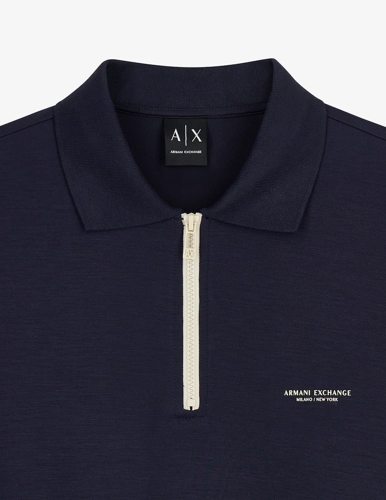 rinascente Armani Exchange Half-zip sweatshirt with lettering