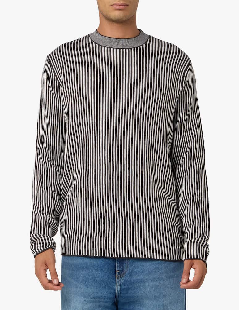 Armani Exchange Maglia a righe in lana - immagine 1 Armani Exchange Maglia a righe in lana - immagine 1