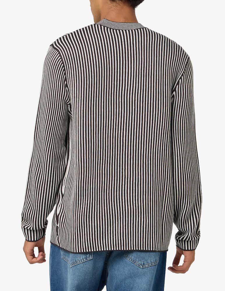 Armani Exchange Maglia a righe in lana - immagine 3 Armani Exchange Maglia a righe in lana - immagine 3