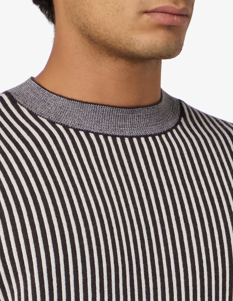 Armani Exchange Maglia a righe in lana - immagine 4 Armani Exchange Maglia a righe in lana - immagine 4