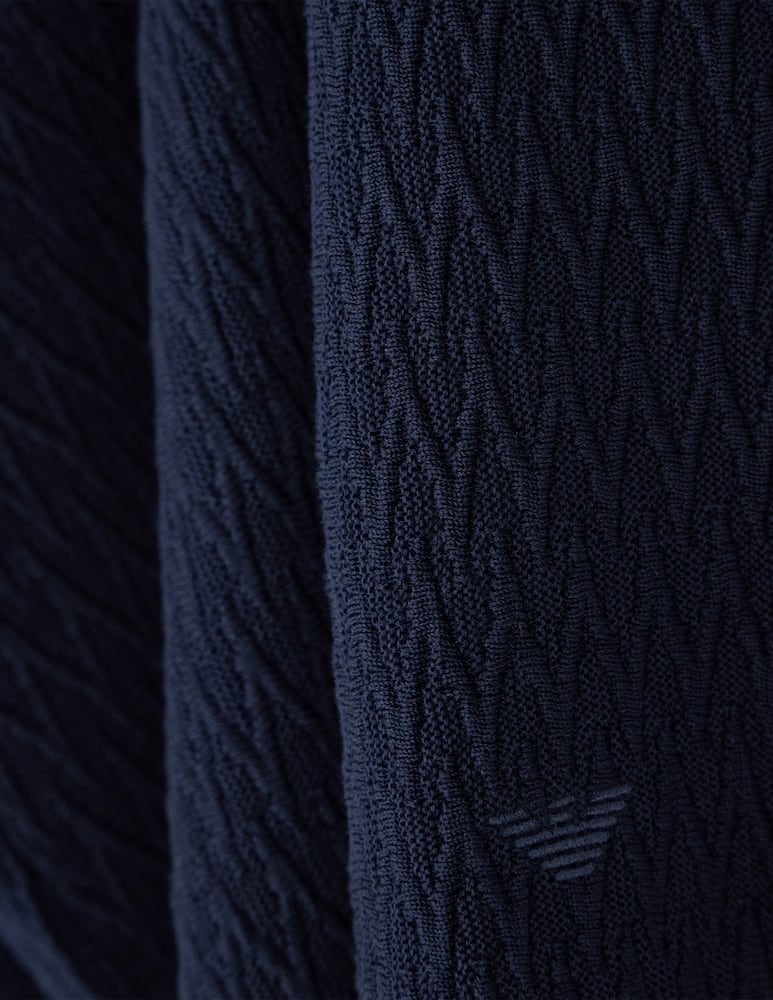 rinascente Emporio Armani Maglia jacquard a maniche corte