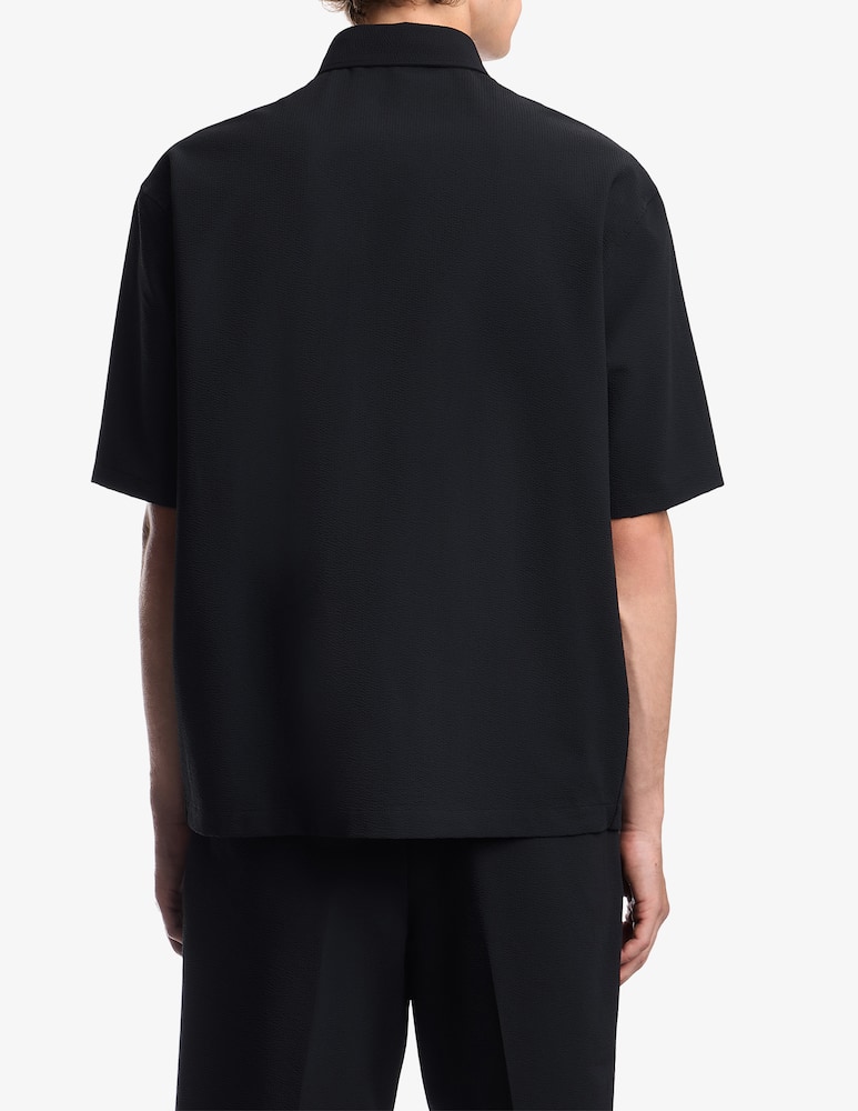 rinascente Emporio Armani Camicia a maniche corte seersucker