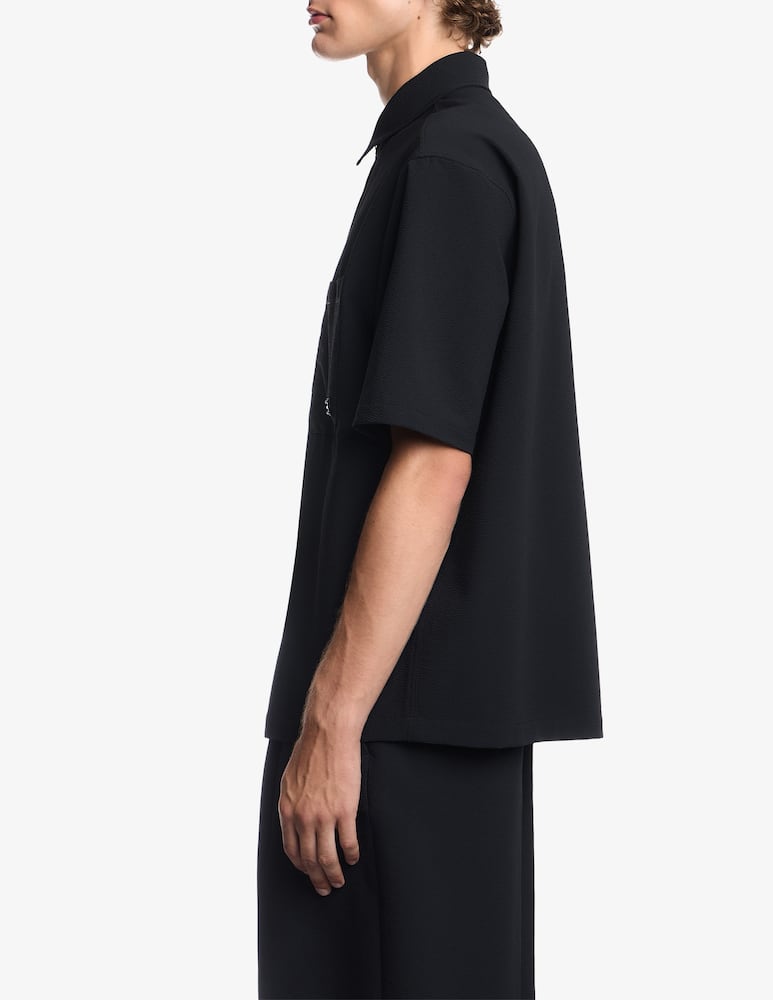 rinascente Emporio Armani Camicia a maniche corte seersucker