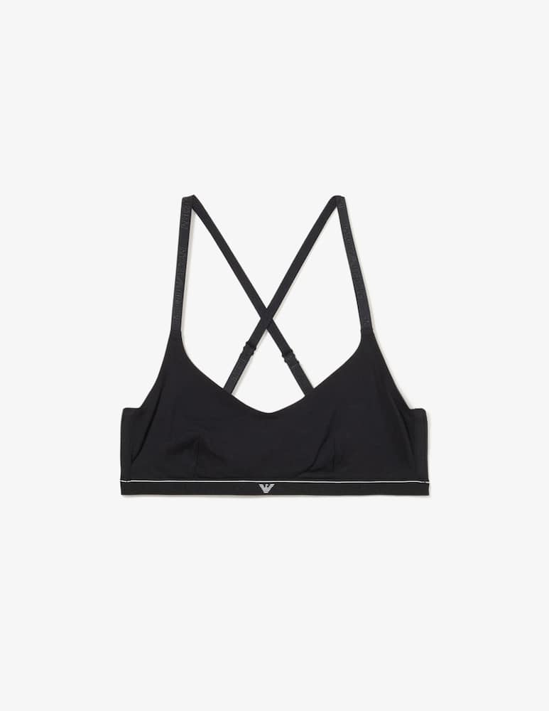 Emporio Armani Bralette with logo band - picture 1 Emporio Armani Bralette with logo band - picture 1