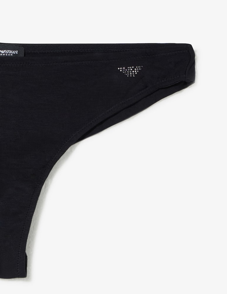 Emporio Armani Pack 2 slip brasiliano essenziale - immagine 3 Emporio Armani Pack 2 slip brasiliano essenziale - immagine 3