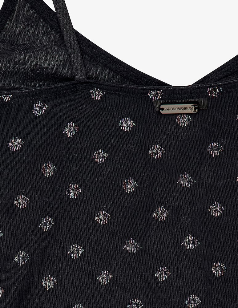 Emporio Armani Body in mesh a pois glitterati - immagine 4 Emporio Armani Body in mesh a pois glitterati - immagine 4