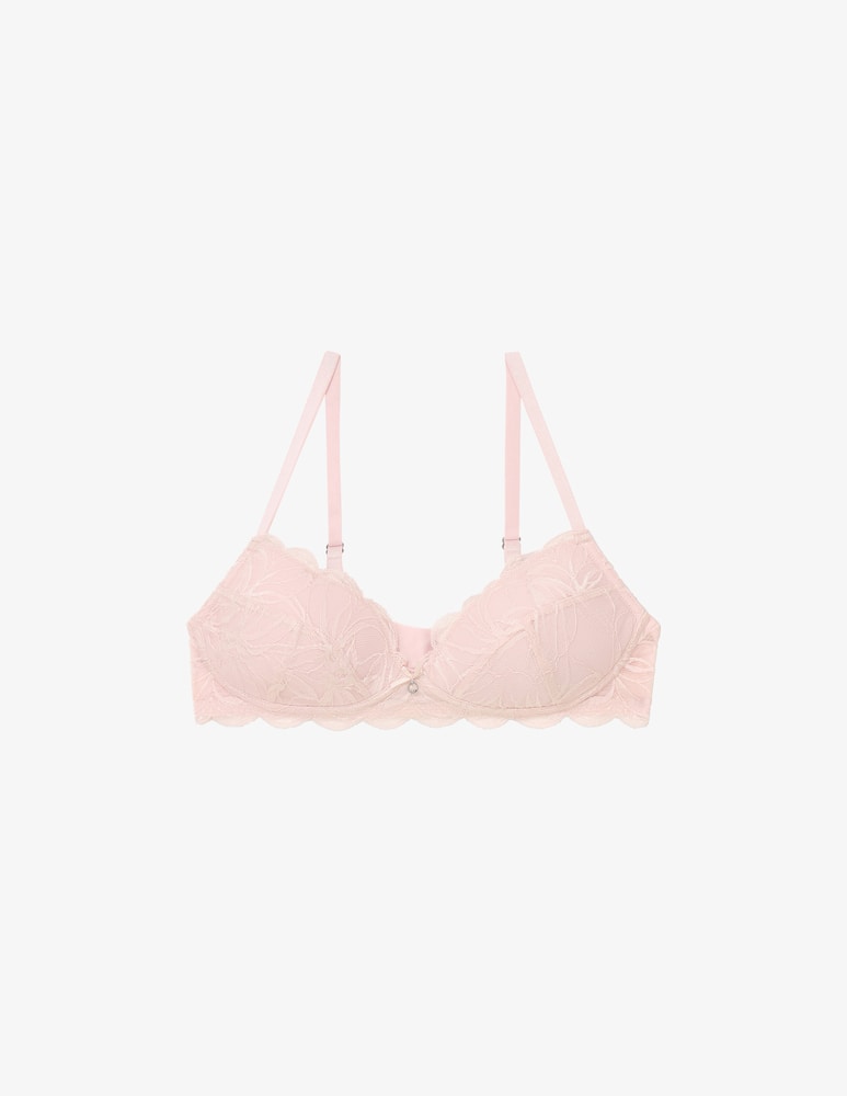 Emporio Armani Padded lace triangle bra - picture 1 Emporio Armani Padded lace triangle bra - picture 1