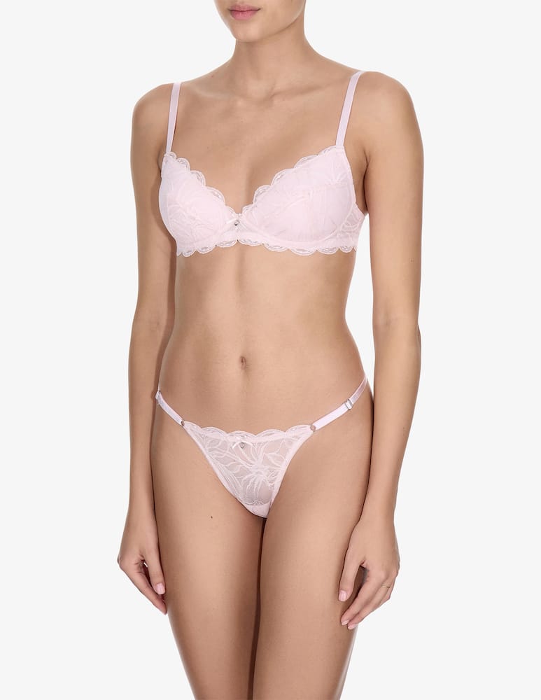 Emporio Armani Padded lace triangle bra - picture 2 Emporio Armani Padded lace triangle bra - picture 2