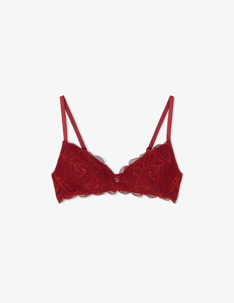 rinascente Emporio Armani Padded triangle lace bra