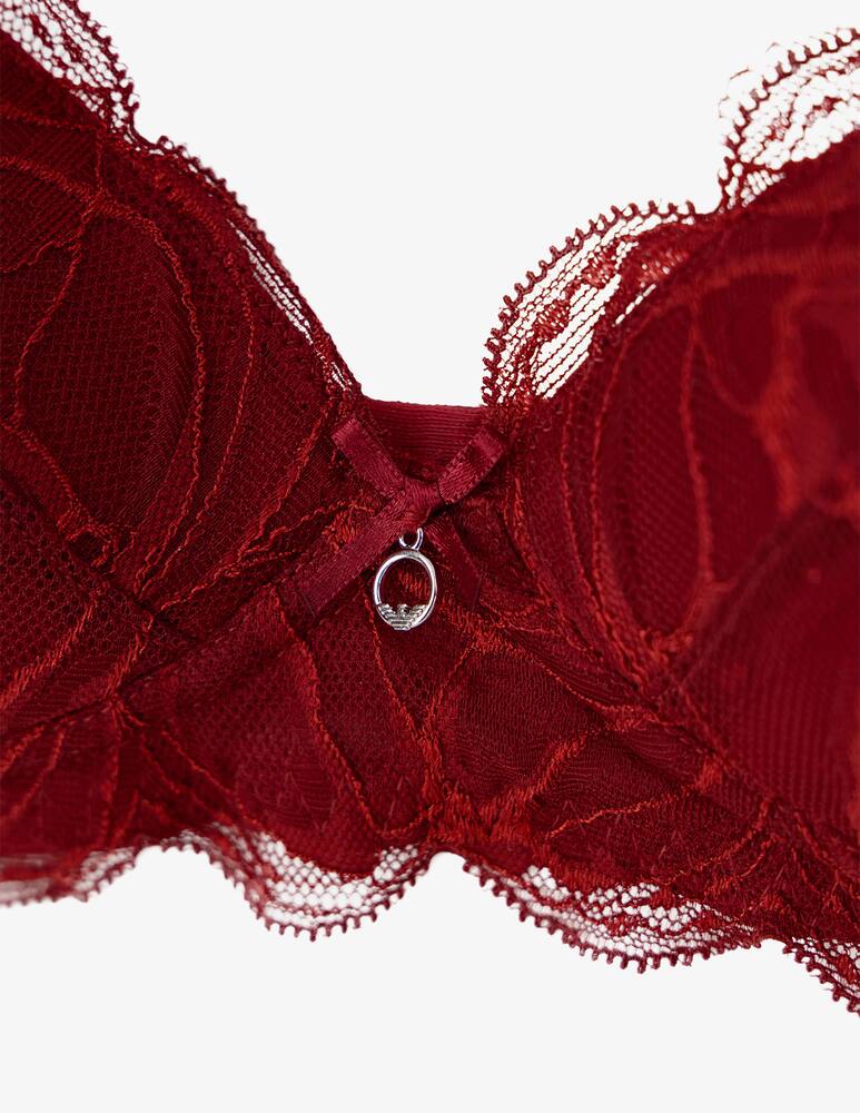 rinascente Emporio Armani Padded triangle lace bra