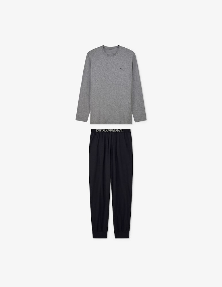 rinascente Emporio Armani Pigiama lungo con polsini Endurance