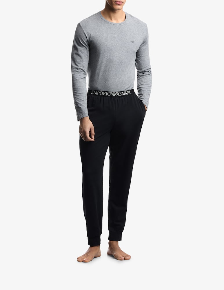rinascente Emporio Armani Pigiama lungo con polsini Endurance