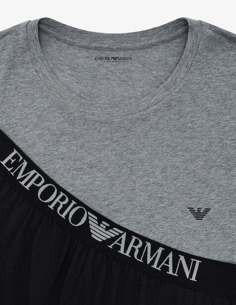 rinascente Emporio Armani Pigiama lungo con polsini Endurance