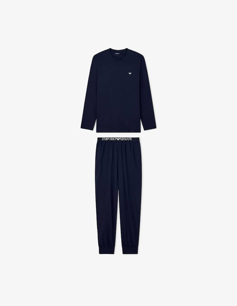 rinascente Emporio Armani Pigiama lungo con polsini Endurance