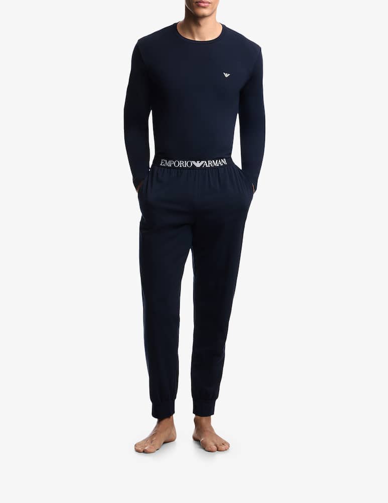 rinascente Emporio Armani Pigiama lungo con polsini Endurance