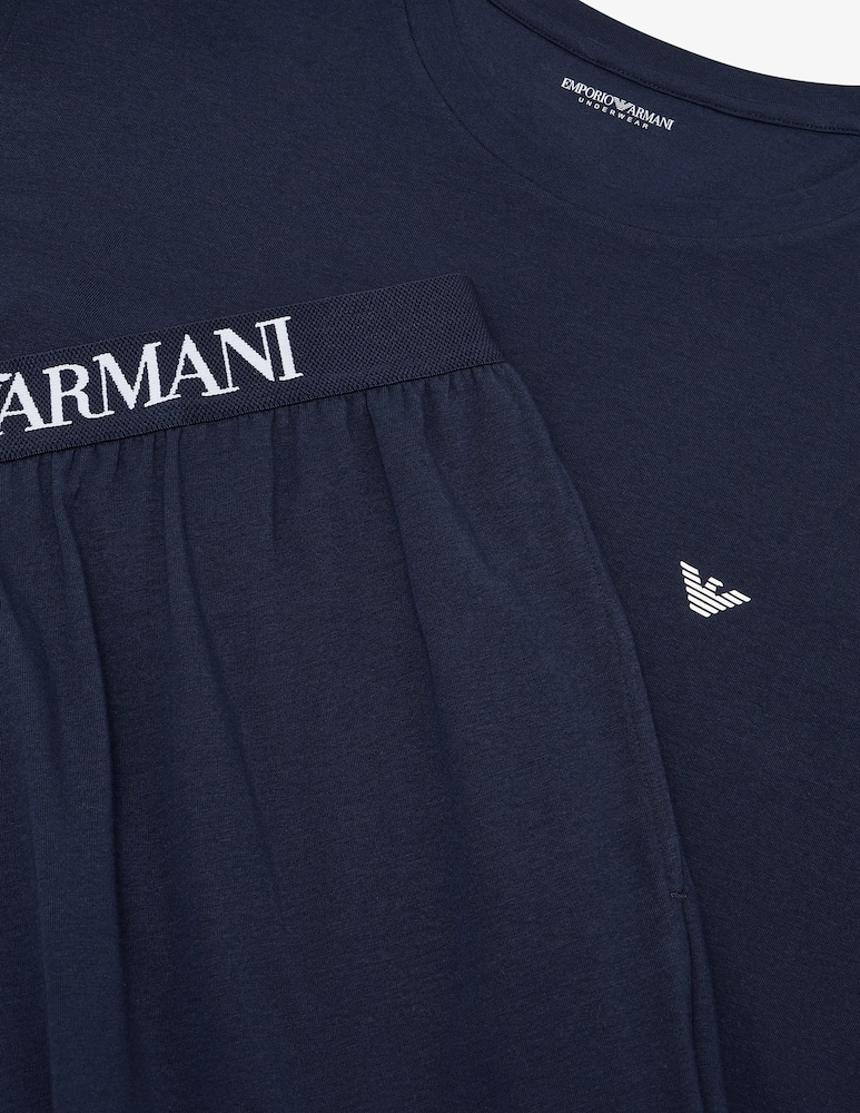 rinascente Emporio Armani Pigiama lungo con polsini Endurance
