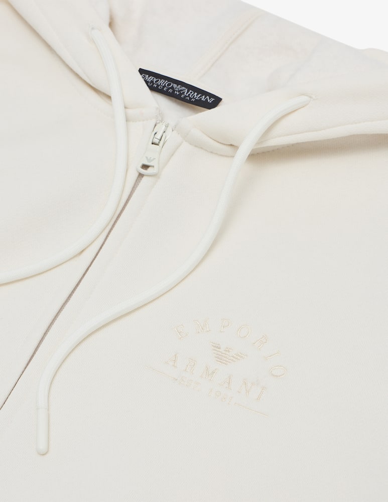 rinascente Emporio Armani Hooded full-zip sweatshirt