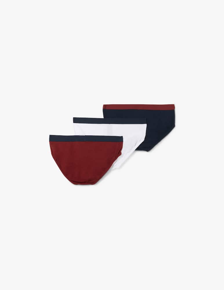 Emporio Armani Pack 3 slip essential con logo - immagine 2 Emporio Armani Pack 3 slip essential con logo - immagine 2