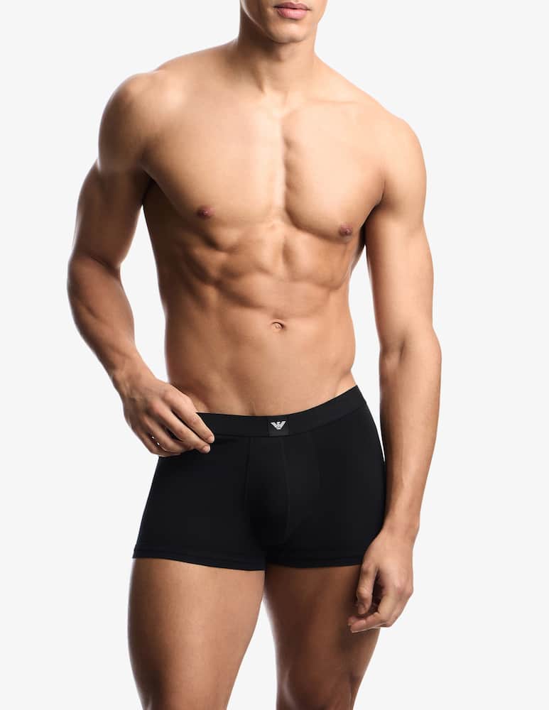 Emporio Armani Logo label trunk boxer briefs - picture 2 Emporio Armani Logo label trunk boxer briefs - picture 2