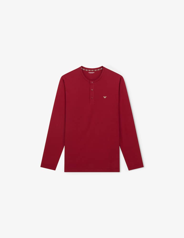 Emporio Armani Pigiama lungo mix fantasia - immagine 4 Emporio Armani Pigiama lungo mix fantasia - immagine 4