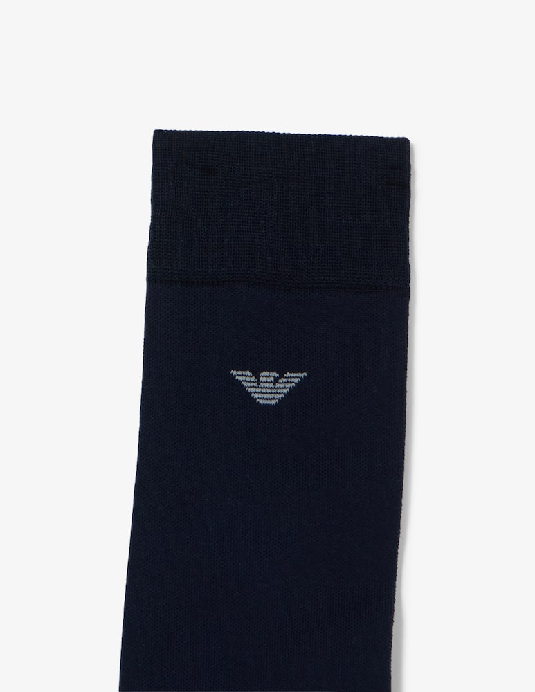 Emporio Armani 3 pack calze corte piquet - immagine 2 Emporio Armani 3 pack calze corte piquet - immagine 2