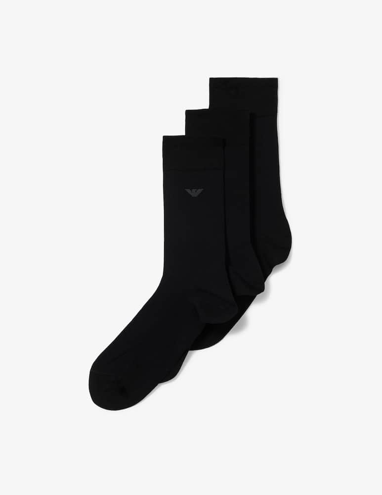 Emporio Armani pack calze corte eagle piquet - immagine 1 Emporio Armani pack calze corte eagle piquet - immagine 1