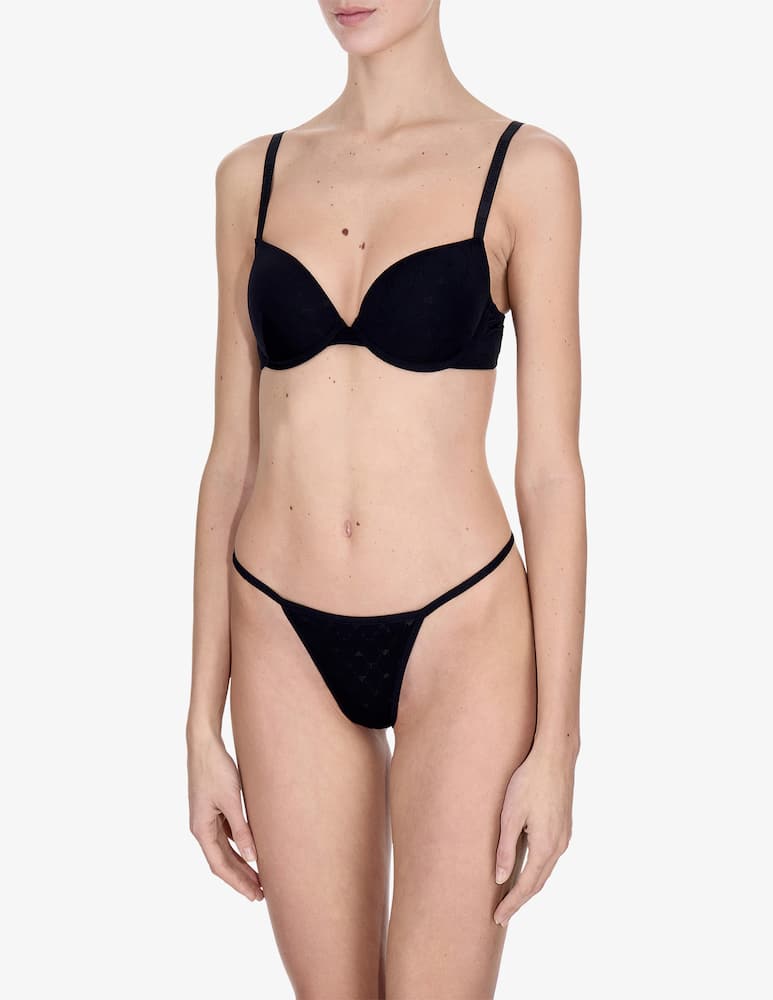 Emporio Armani Reggiseno push up monogramma - immagine 2 Emporio Armani Reggiseno push up monogramma - immagine 2