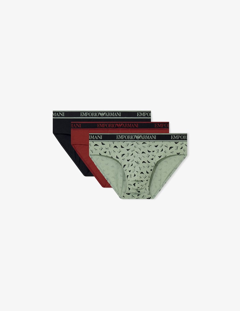 rinascente Emporio Armani Logo-waistband briefs set