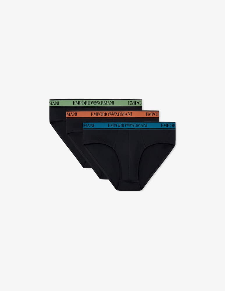 rinascente Emporio Armani Logo-waist slip briefs
