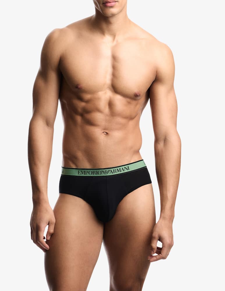 rinascente Emporio Armani Logo-waist slip briefs
