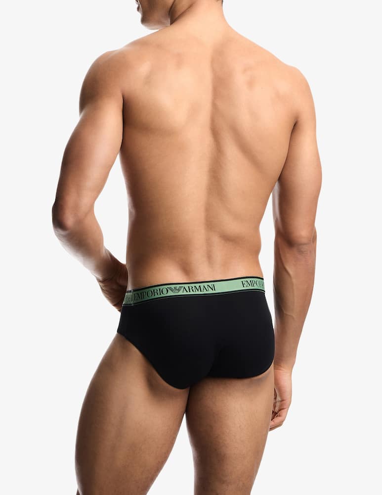 rinascente Emporio Armani Logo-waist slip briefs
