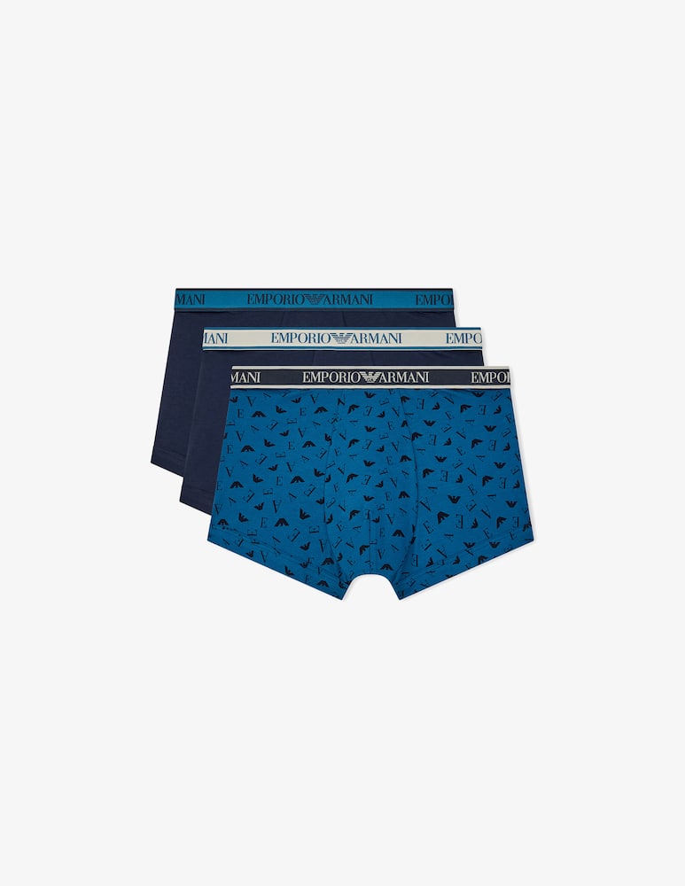 rinascente Emporio Armani Logo waistband boxer trunks