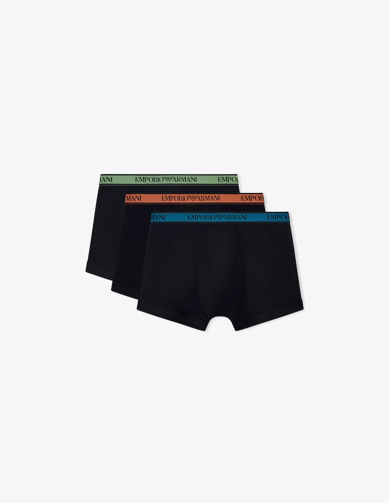 rinascente Emporio Armani Pack 3 boxer con fascia logo Armani