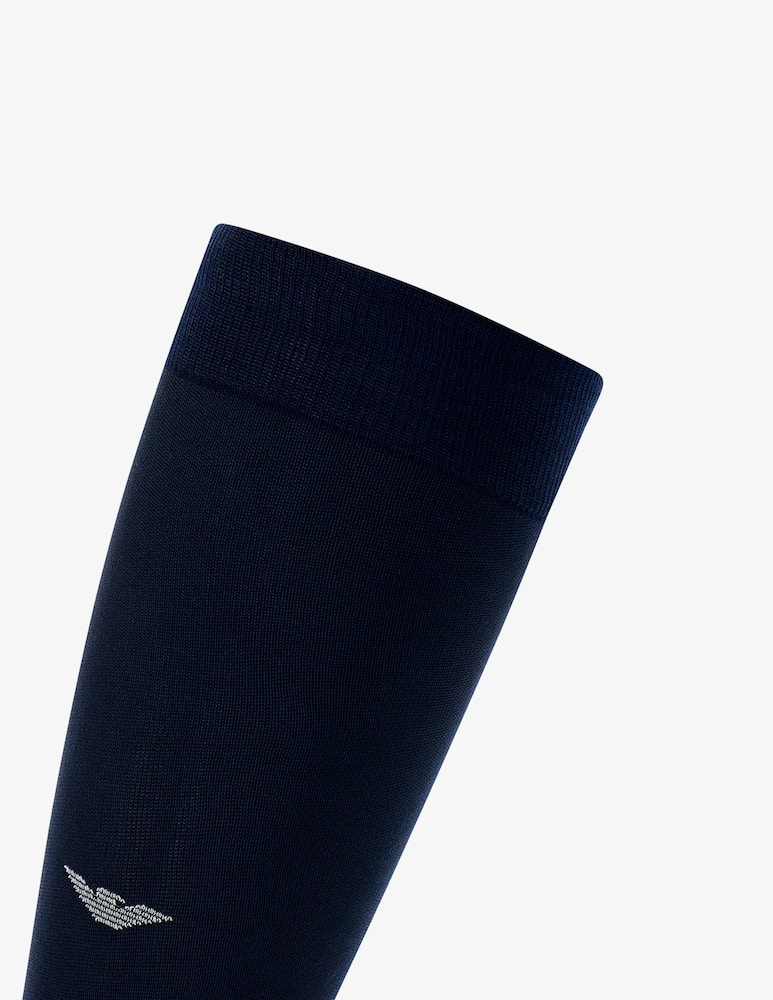 rinascente Emporio Armani Pack 2 calze lunghe piquet Eagle