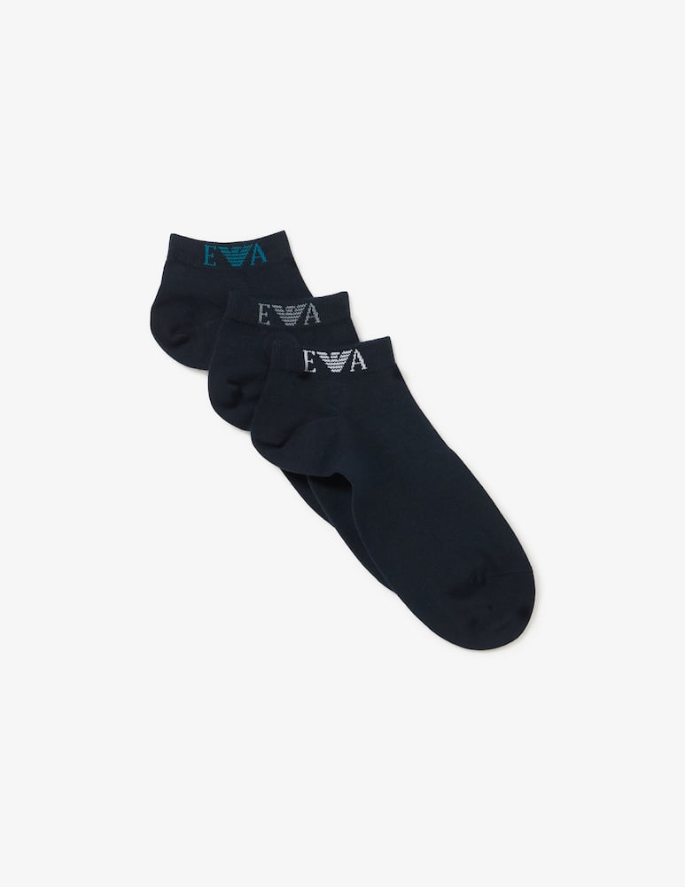 rinascente Emporio Armani Logo ankle socks