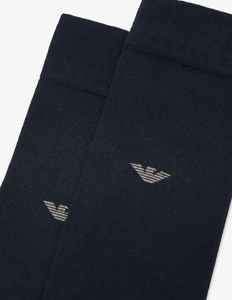 Emporio Armani Calze lunghe in micromodal - immagine 3 Emporio Armani Calze lunghe in micromodal - immagine 3