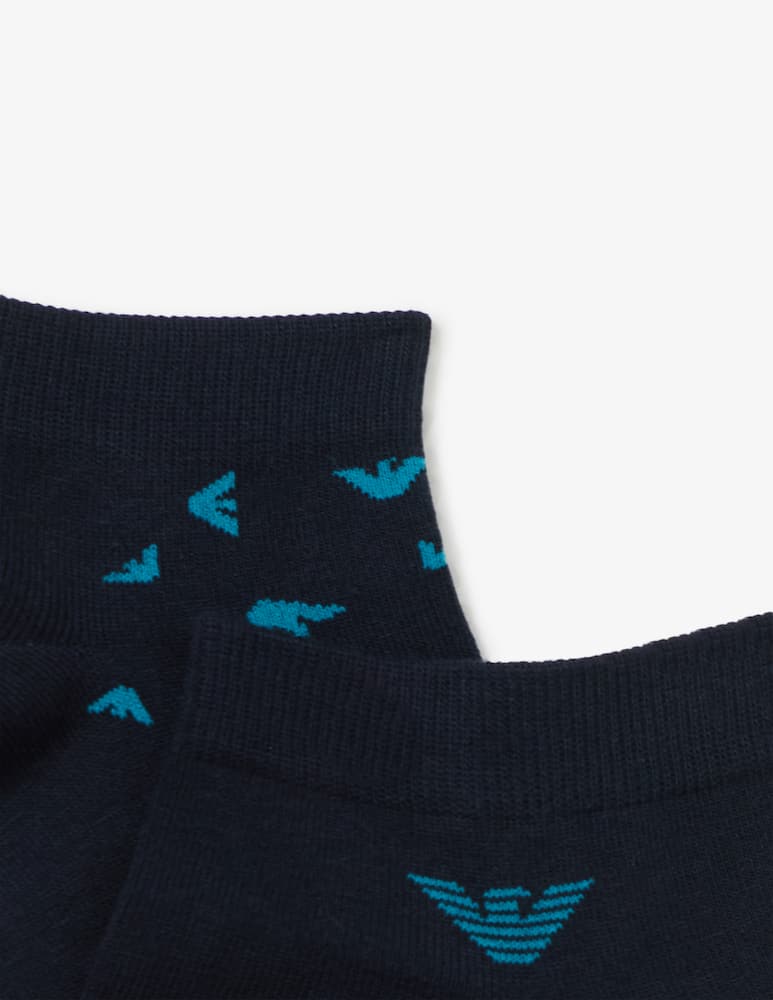 rinascente Emporio Armani Sneaker socks with eagle logo