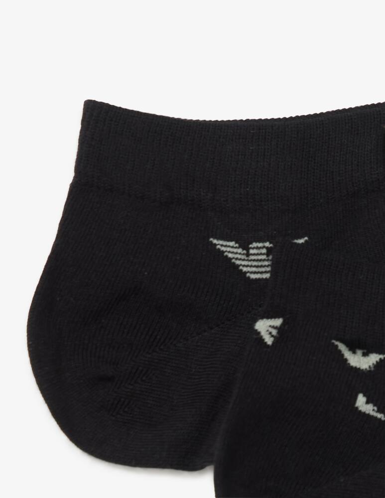 Emporio Armani Pack 2 calze sneakers con aquila - immagine 2 Emporio Armani Pack 2 calze sneakers con aquila - immagine 2