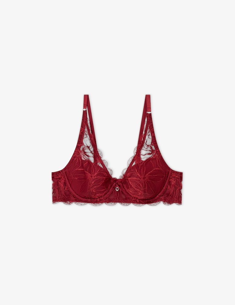 Emporio Armani Reggiseno balconcino imbottito Eternal Lace - immagine 1 Emporio Armani Reggiseno balconcino imbottito Eternal Lace - immagine 1