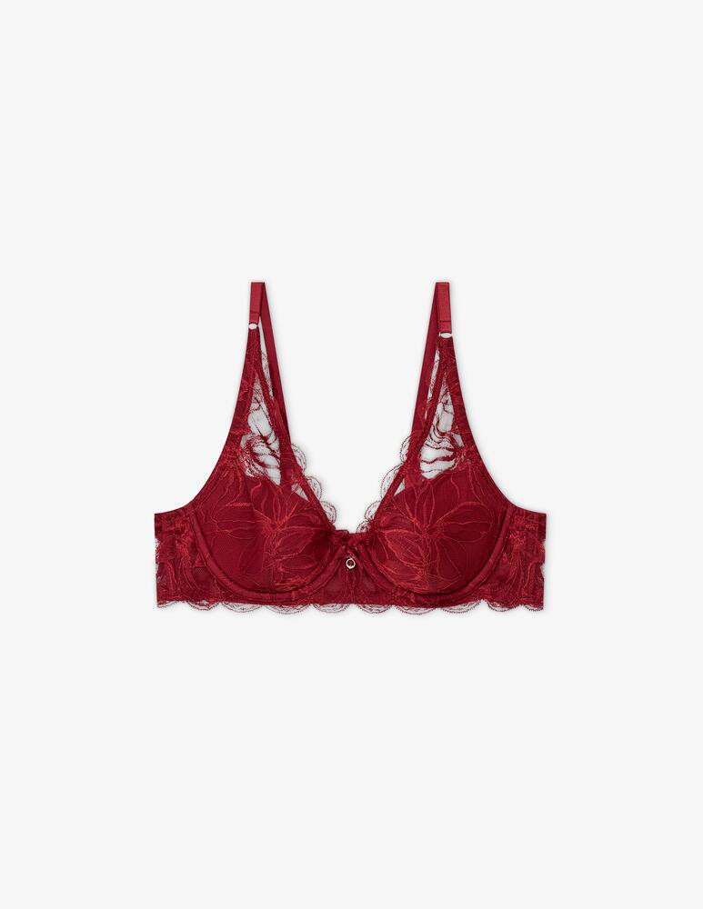 rinascente Emporio Armani Padded balconette lace bra