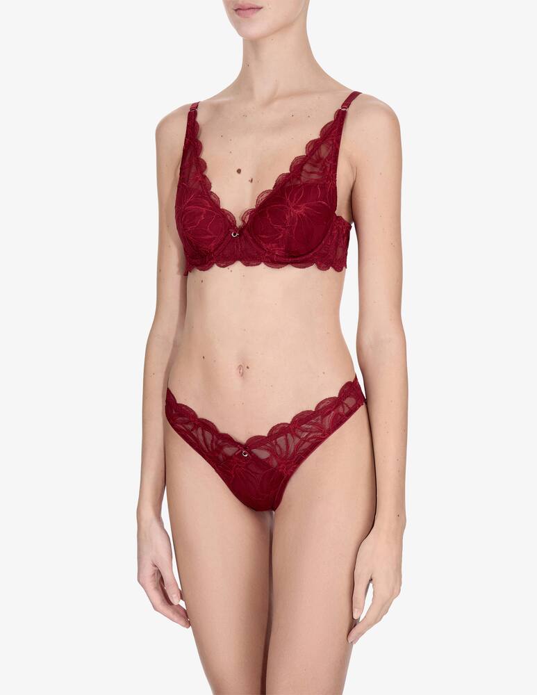 rinascente Emporio Armani Padded balconette lace bra