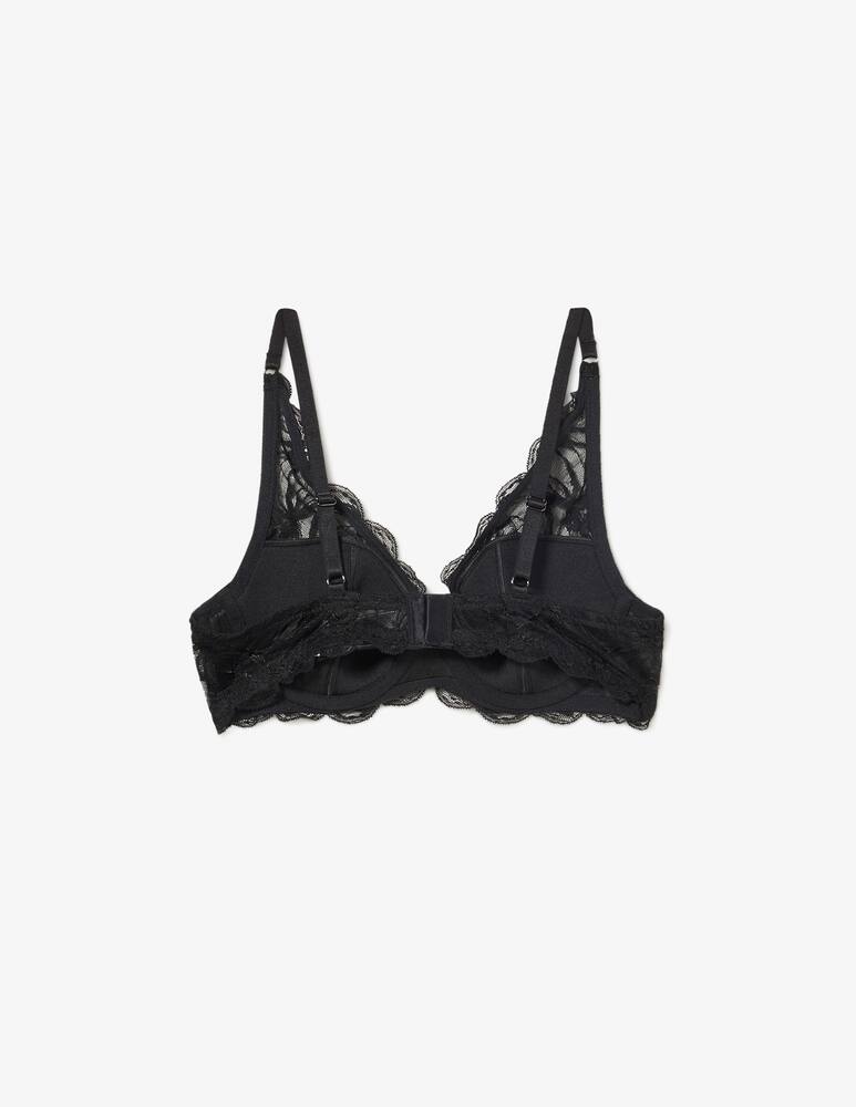 rinascente Emporio Armani Padded balconette lace bra