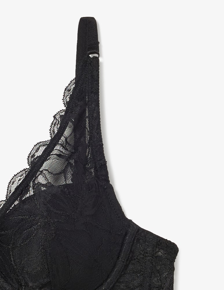 Emporio Armani Padded balconette lace bra - picture 3 Emporio Armani Padded balconette lace bra - picture 3