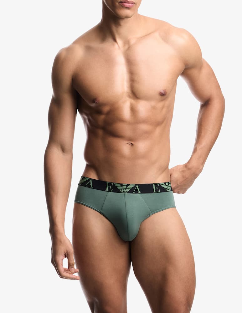 Emporio Armani Monogram slip briefs - picture 2 Emporio Armani Monogram slip briefs - picture 2
