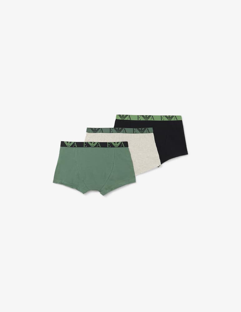 rinascente Emporio Armani Pack di  3 boxer con monogramma