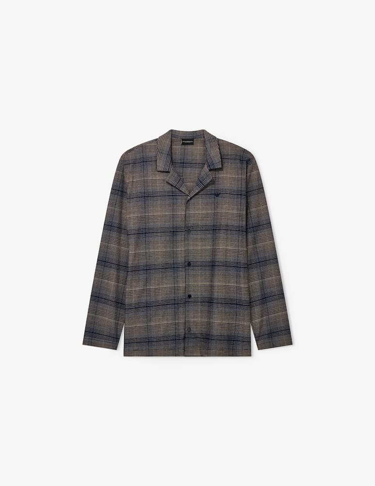 Emporio Armani Long flannel pyjama set - picture 5 Emporio Armani Long flannel pyjama set - picture 5