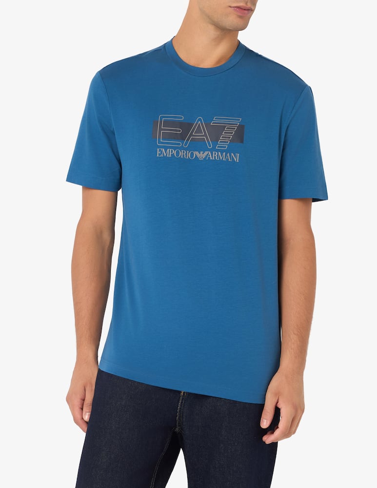 rinascente EA7 T-shirt con logo Train visibility