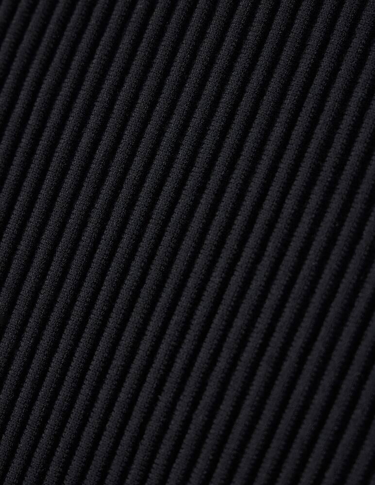 rinascente Emporio Armani Fringed ribbed skirt
